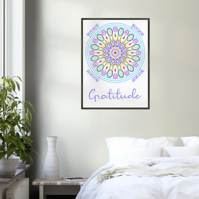 Gratitude - Inspirational Series 1 Metal Frame