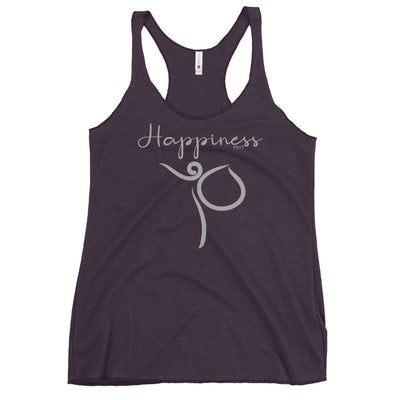 Happiness Inspiration Dance Pose Racerback Tank Top