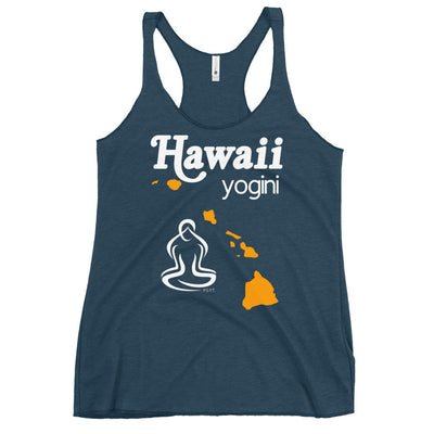 Hawaii Map Yogini Dark Color Tank Top