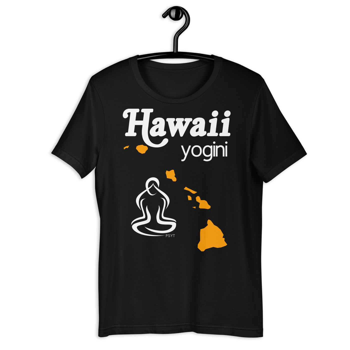 Hawaii Map Yogini Dark Shirt