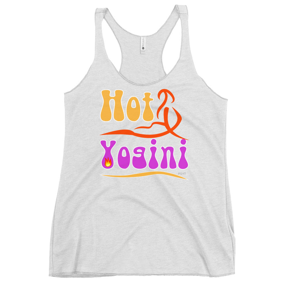 Hot Yogini Retro Groovy Racerback Tank Top