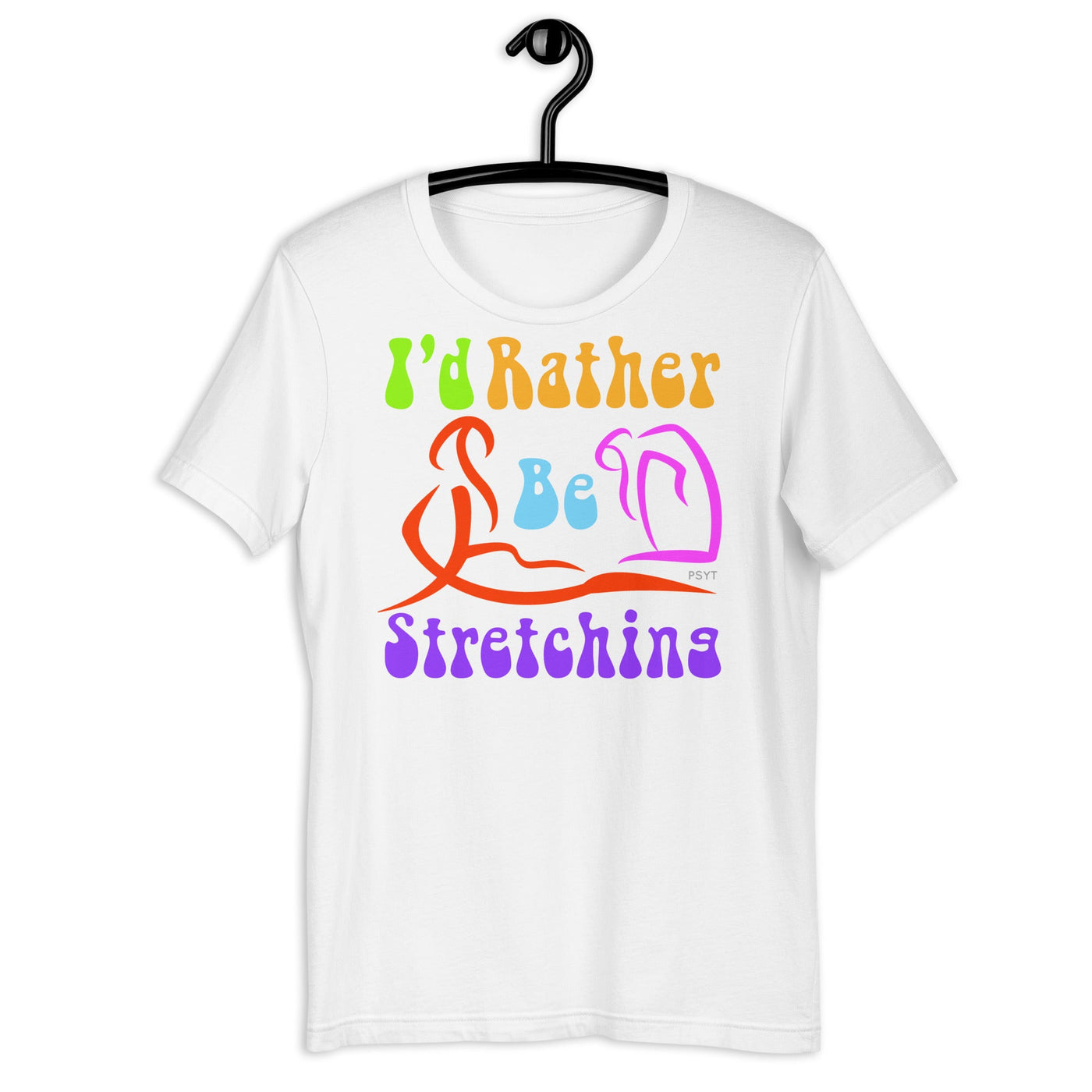 I'd Rather Be Stretching Retro Groovy Shirt