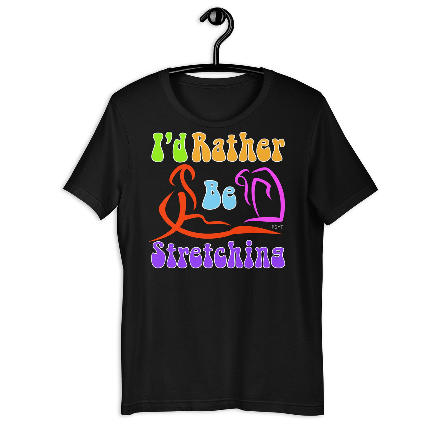 I'd Rather Be Stretching Retro Groovy Shirt