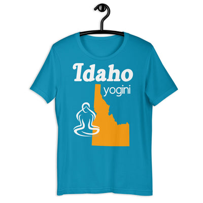 Idaho Map Yogini Dark Shirt