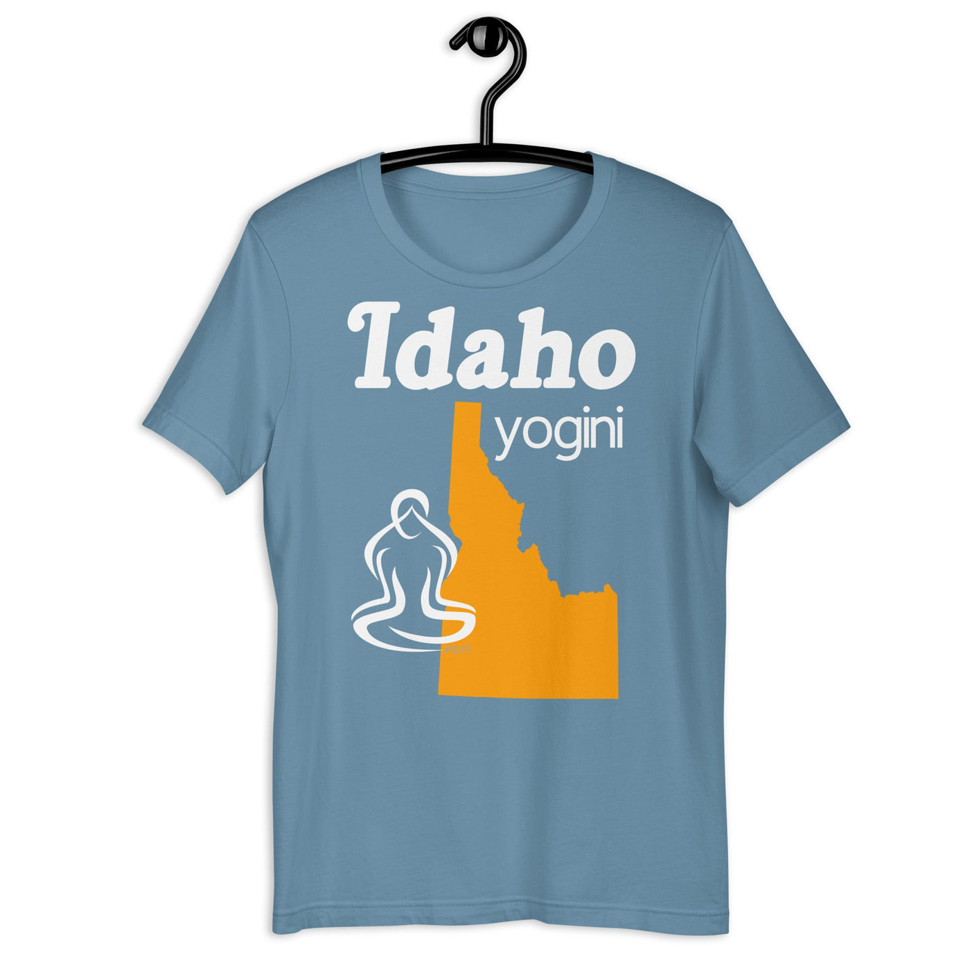 Idaho Map Yogini Dark Shirt