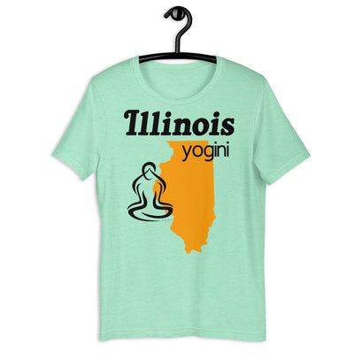 Illinois Map Yogini Light Shirt