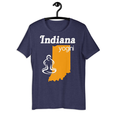 Indiana Map Yogini Dark Shirt