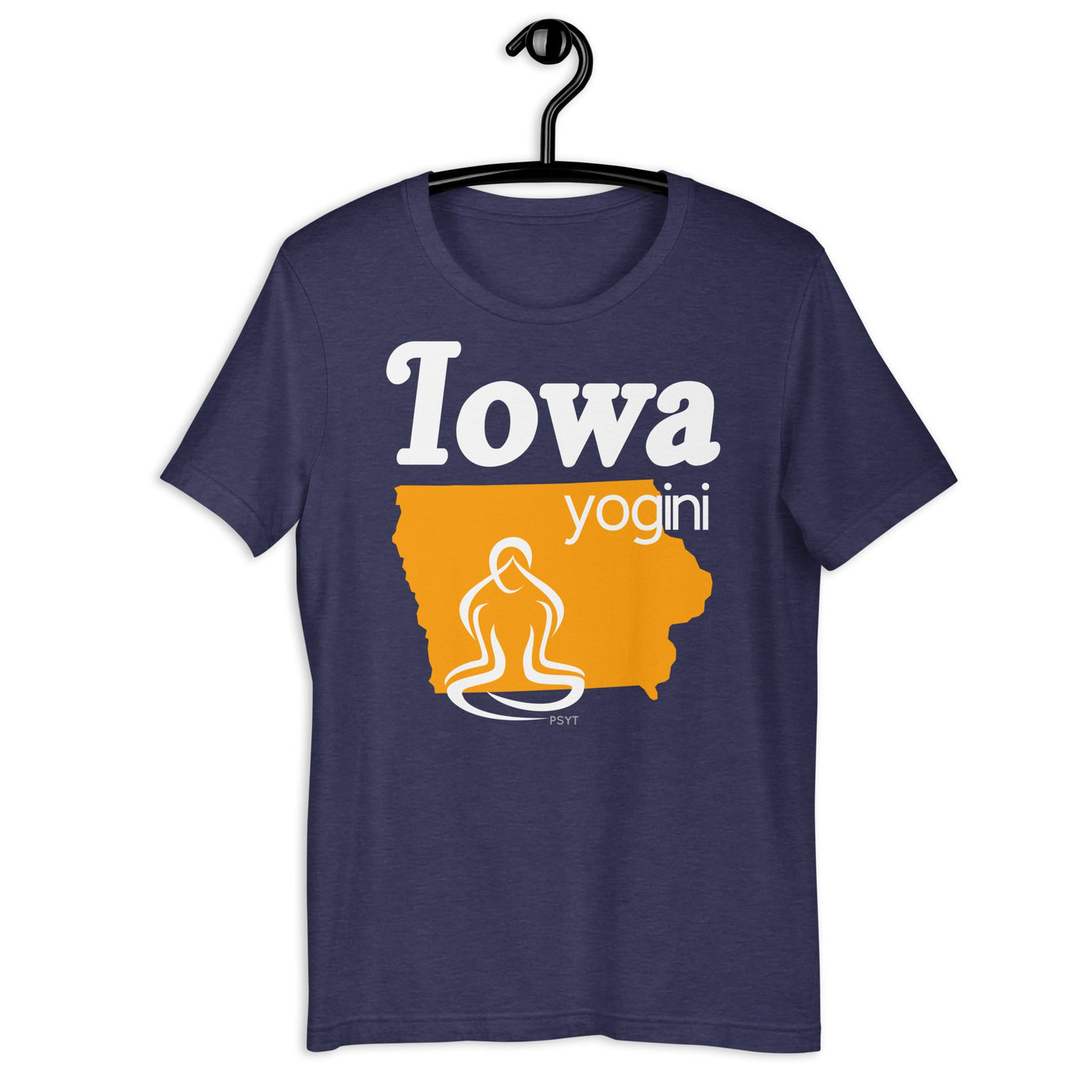 Iowa Map Yogini Dark Shirt