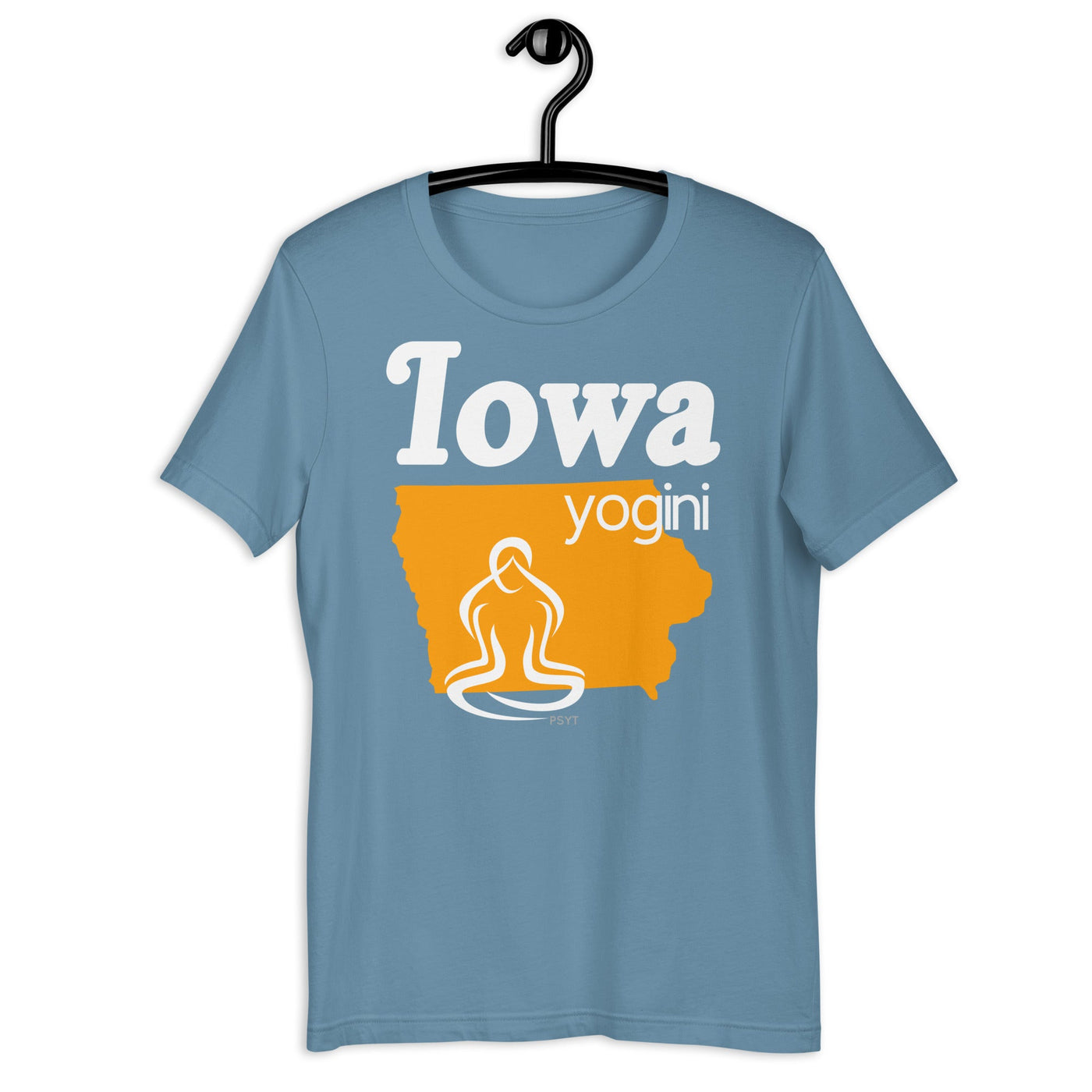 Iowa Map Yogini Dark Shirt