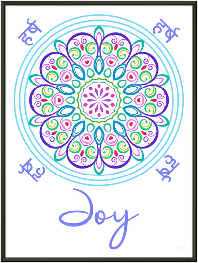 Joy - Inspirational Series 1 Metal Frame