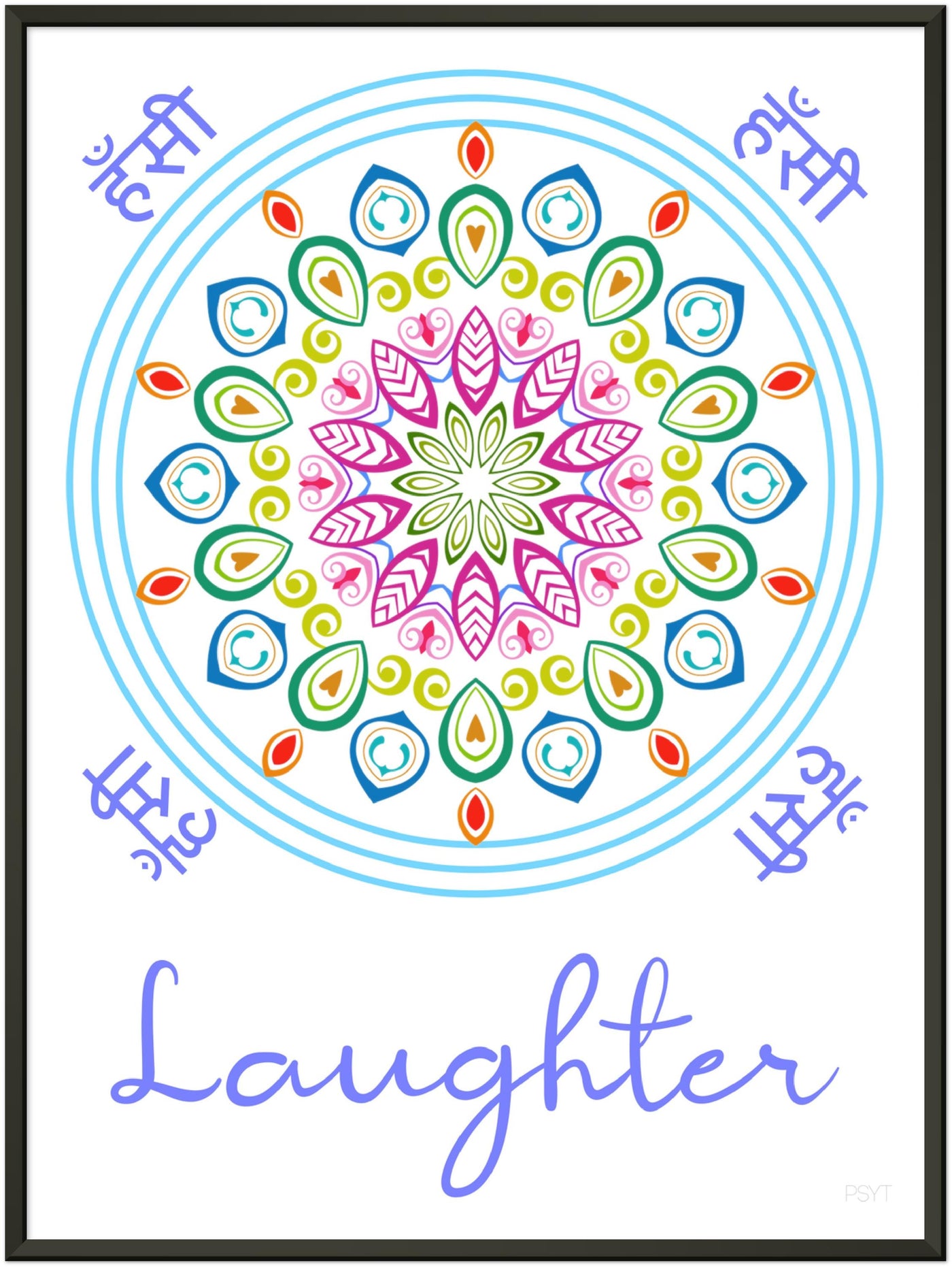 Laughter - Inspirational Series 1 Metal Frame