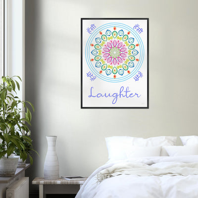 Laughter - Inspirational Series 1 Wood Frame