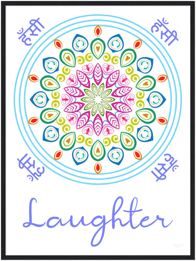 Laughter - Inspirational Series 1 Wood Frame