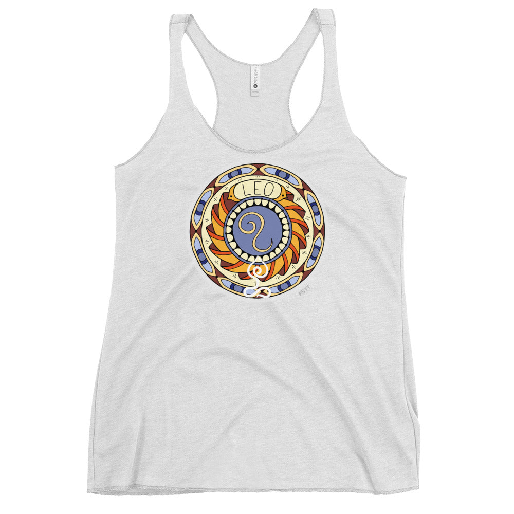 Leo Yogastrology Racerback Tank Top