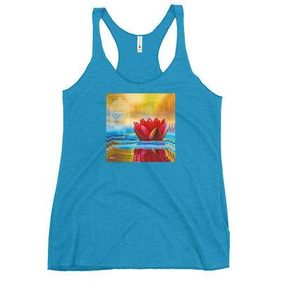 Lotus Flower Buddha Tank Top