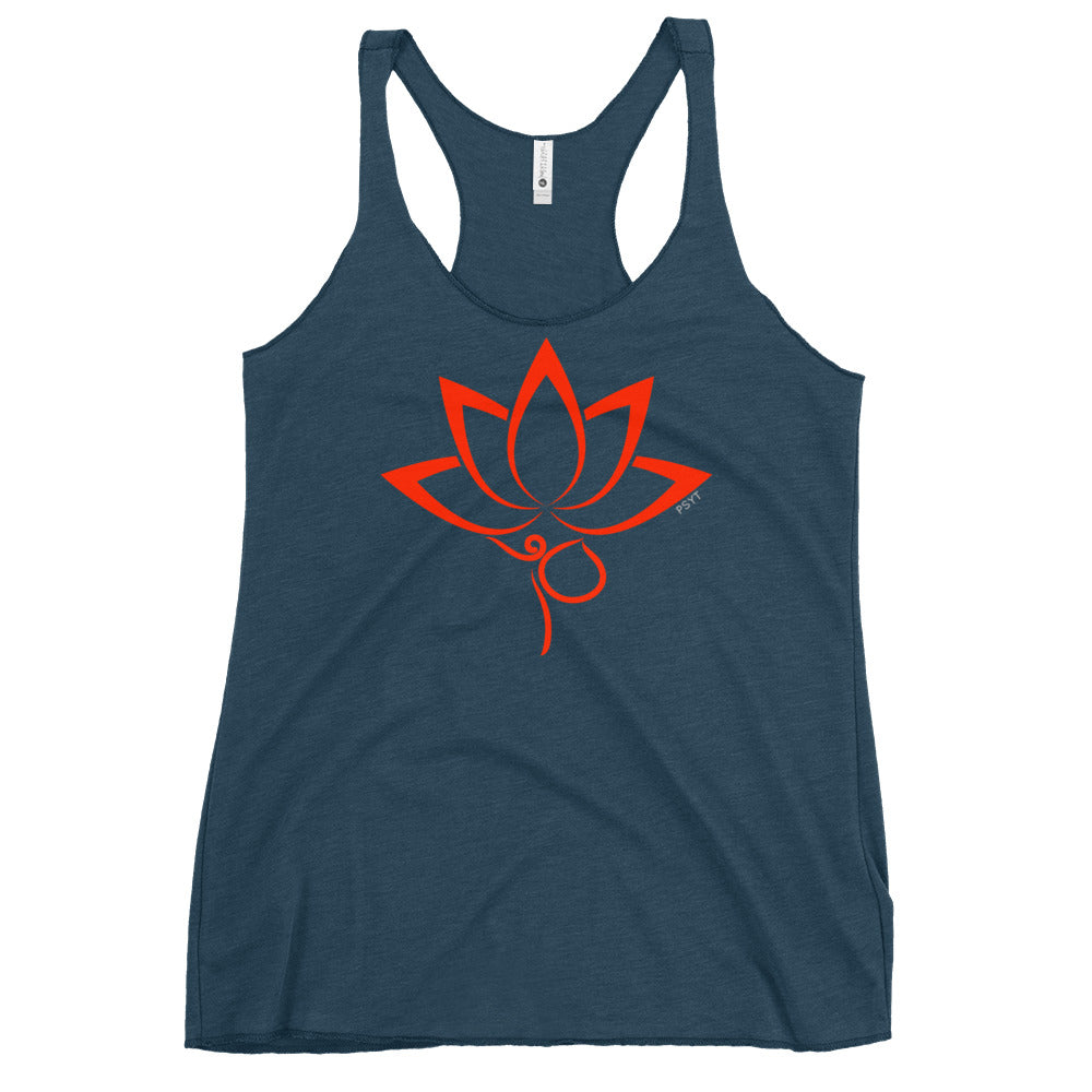 Lotus Flower Dance Pose Racerback Tank Top