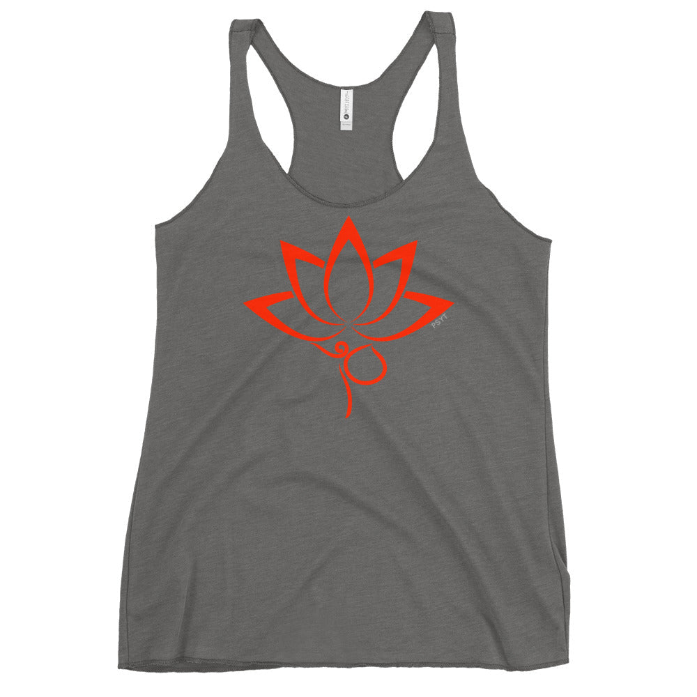 Lotus Flower Dance Pose Racerback Tank Top