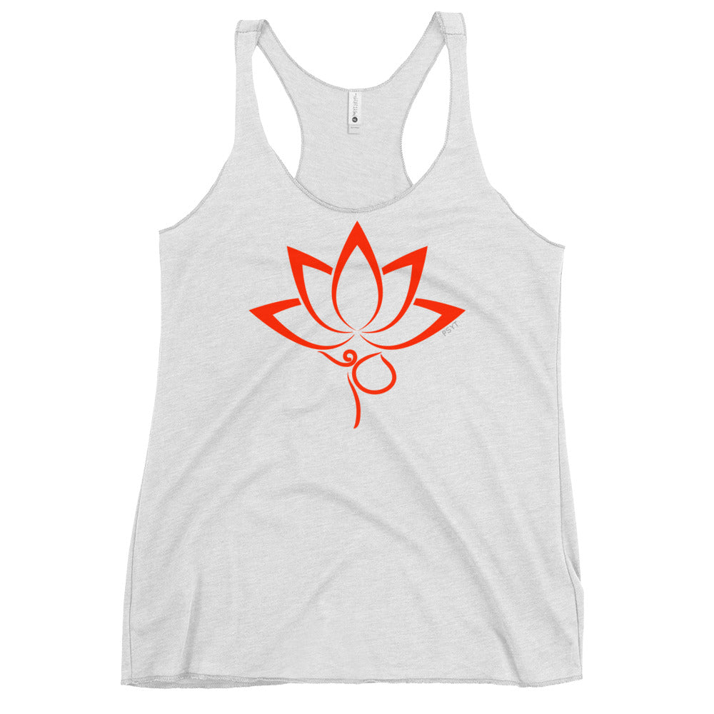 Lotus Flower Dance Pose Racerback Tank Top