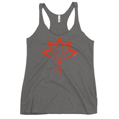 Lotus Flower Tree Pose Racerback Tank Top