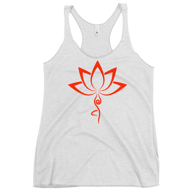 Lotus Flower Tree Pose Racerback Tank Top