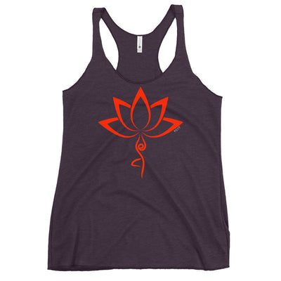 Lotus Flower Tree Pose Racerback Tank Top