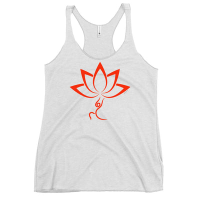 Lotus Flower Warrior Pose Racerback Tank Top