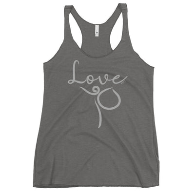 Love Inspiration Dance Pose Racerback Tank Top