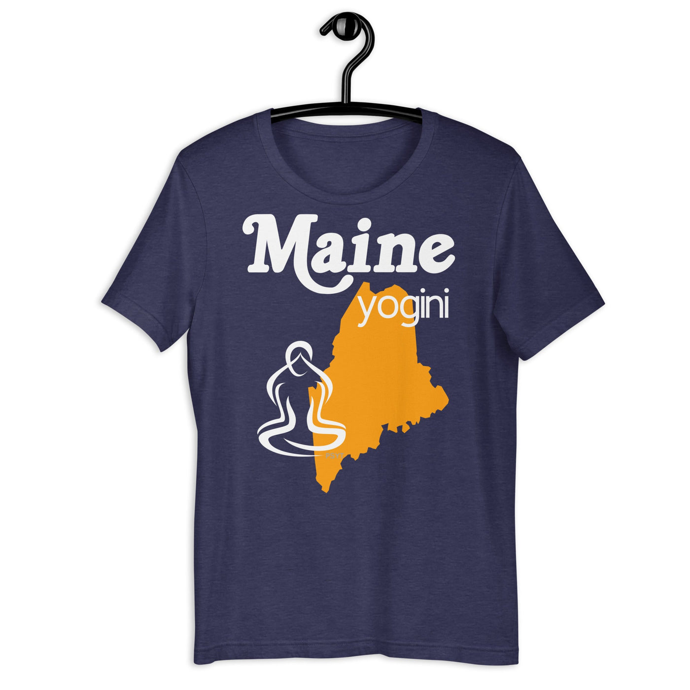 Maine Map Yogini Dark Shirt