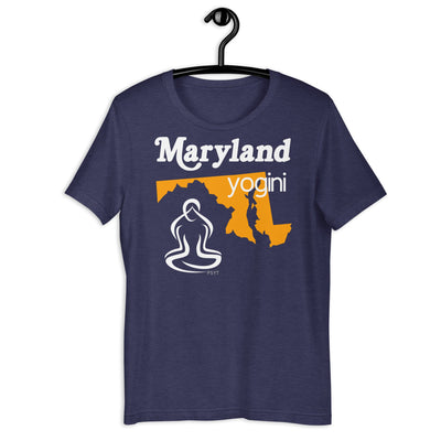 Maryland Map Yogini Dark Shirt