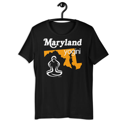 Maryland Map Yogini Dark Shirt