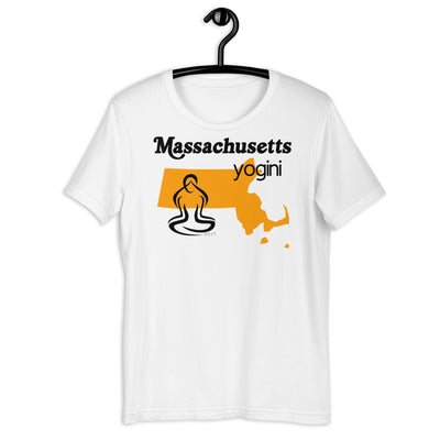 Massachusetts Map Yogini Light Shirt