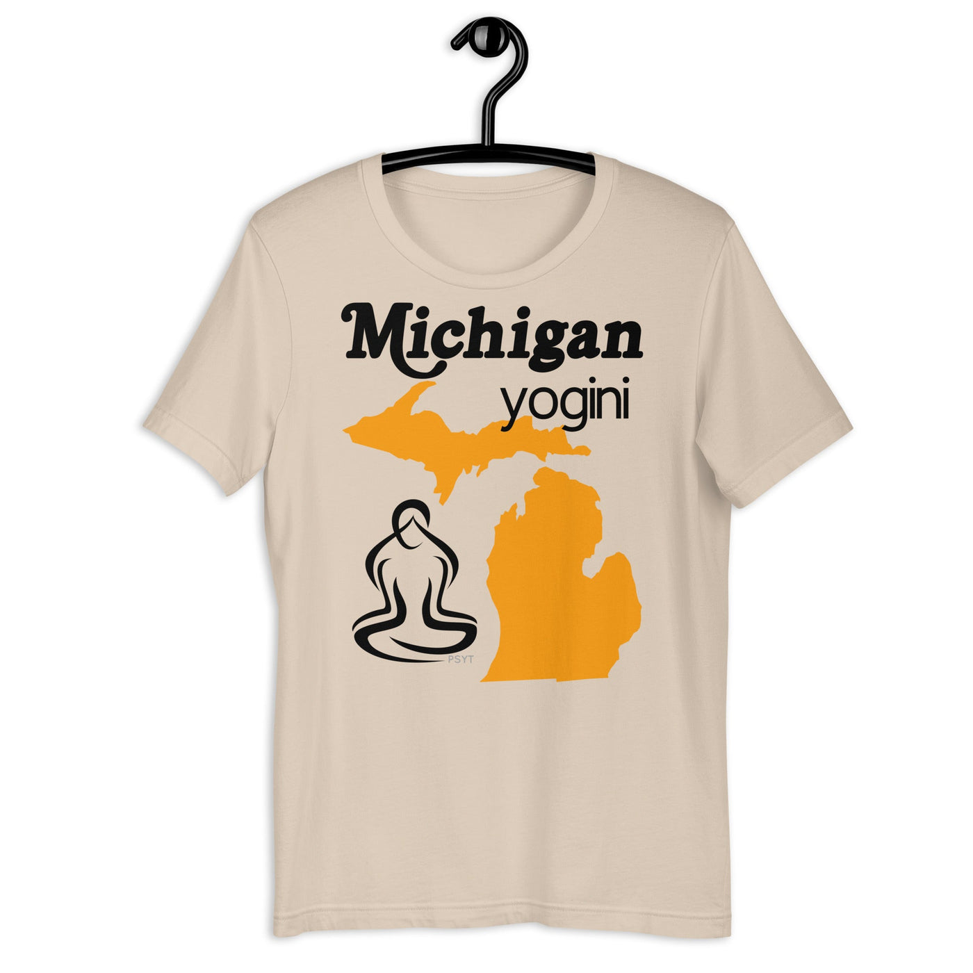 Michigan Map Yogini Light Shirt