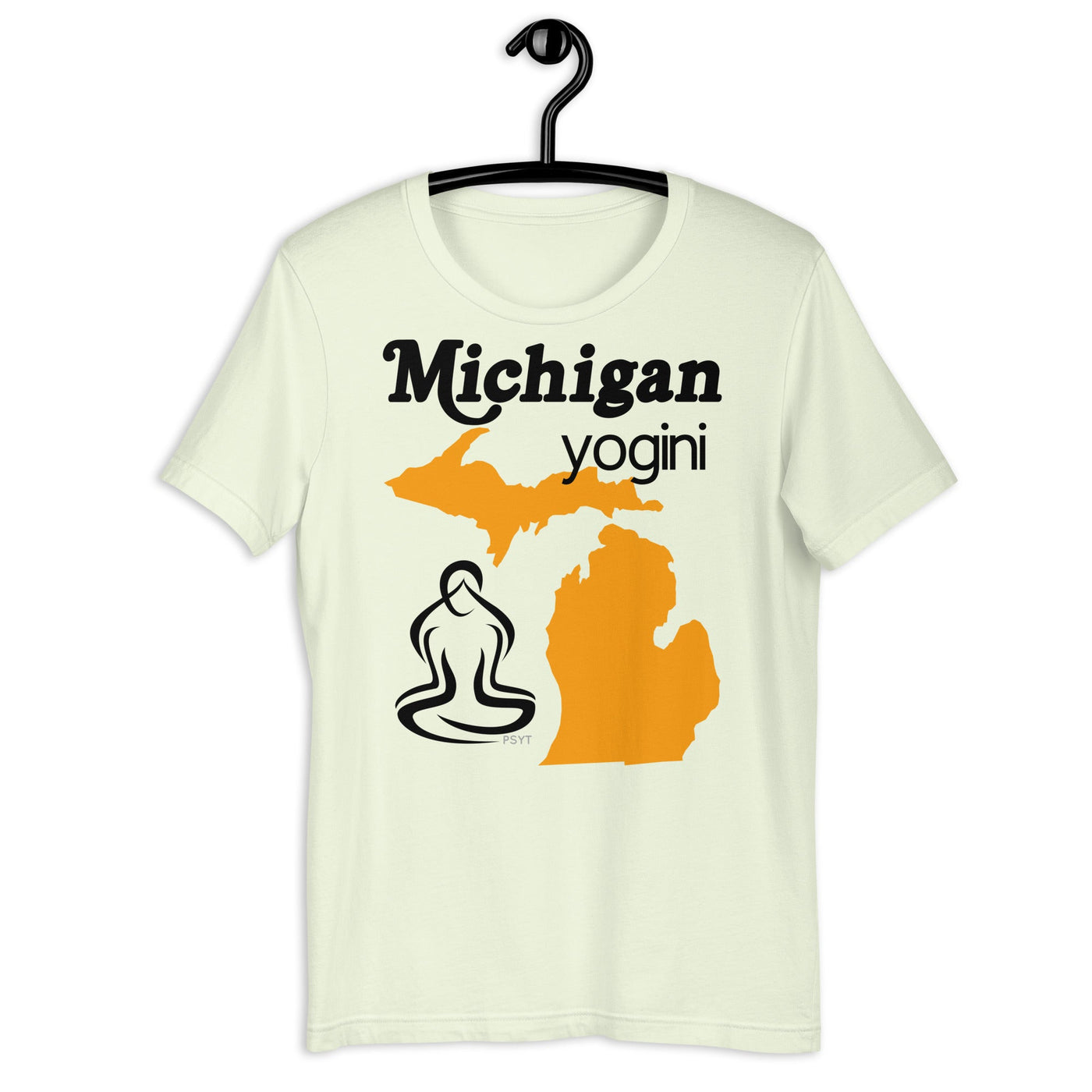 Michigan Map Yogini Light Shirt