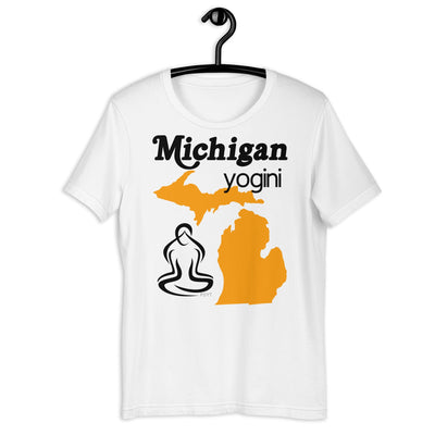 Michigan Map Yogini Light Shirt