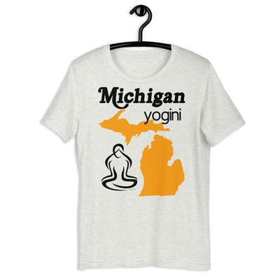 Michigan Map Yogini Light Shirt