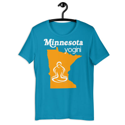 Minnesota Map Yogini Dark Shirt