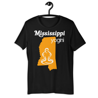 Mississippi Map Yogini Dark Shirt