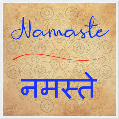 Namaste Hindi - Inspirational Series 2 Wood Frame