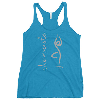 Namaste Inspiration Tree Pose Racerback Tank Top