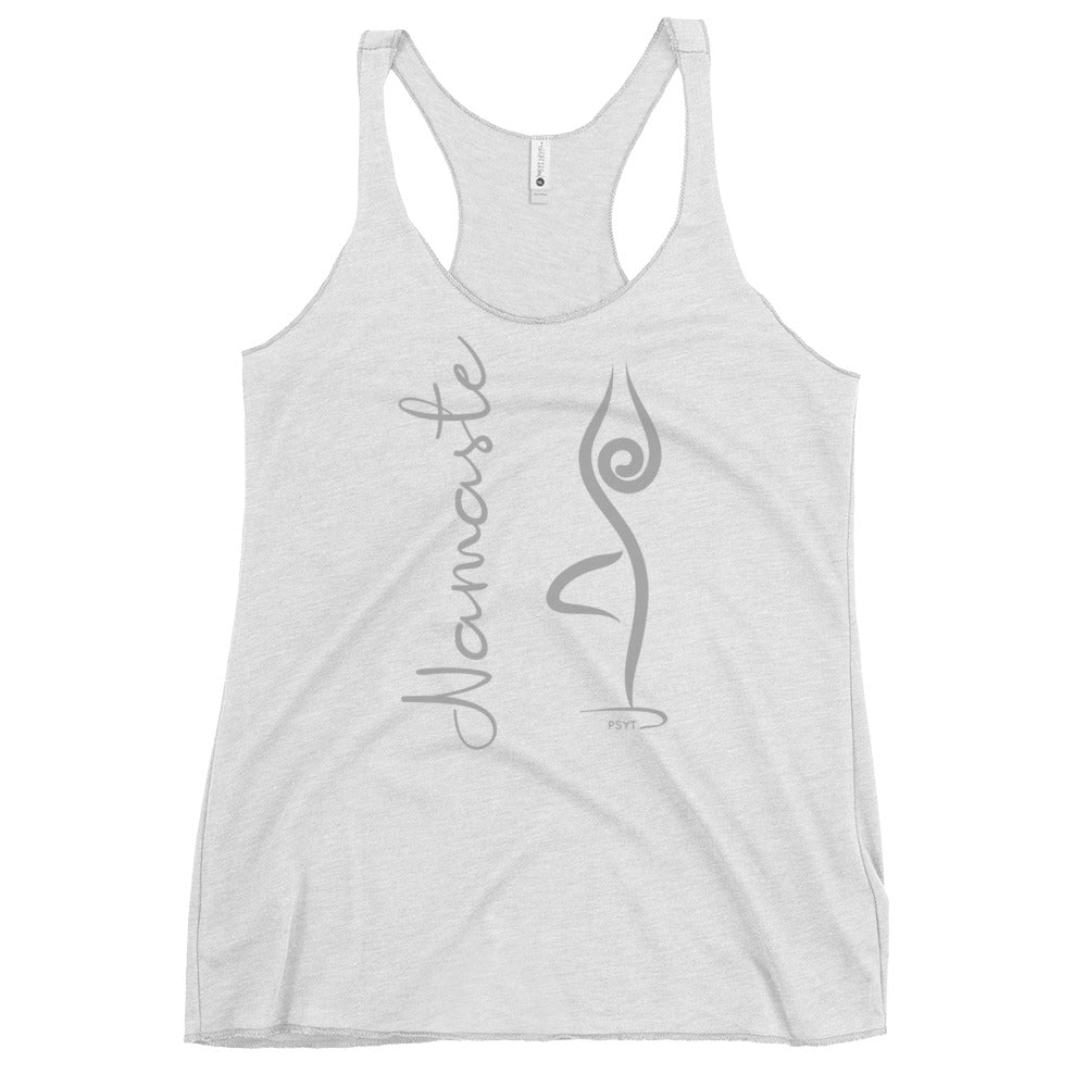 Namaste Inspiration Tree Pose Racerback Tank Top