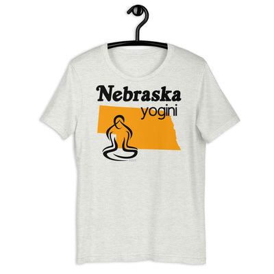 Nebraska Map Yogini Light Shirt