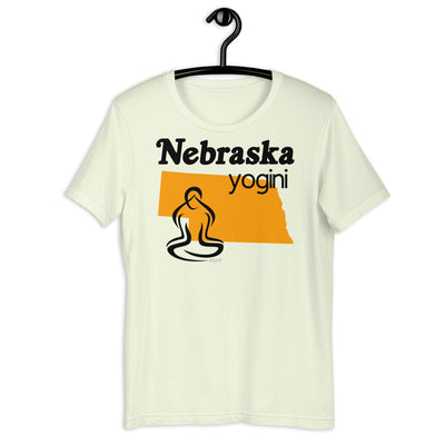 Nebraska Map Yogini Light Shirt