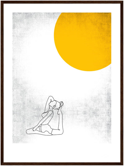 New Dawn Yogini #1 Wood Frame