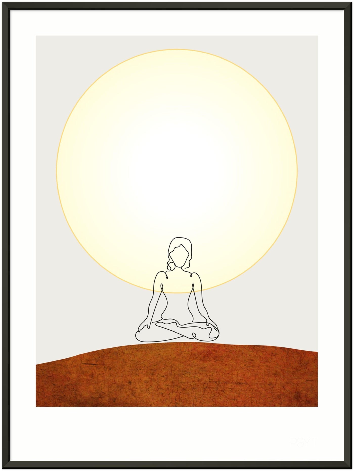 New Dawn Yogini #3 Metal Frame