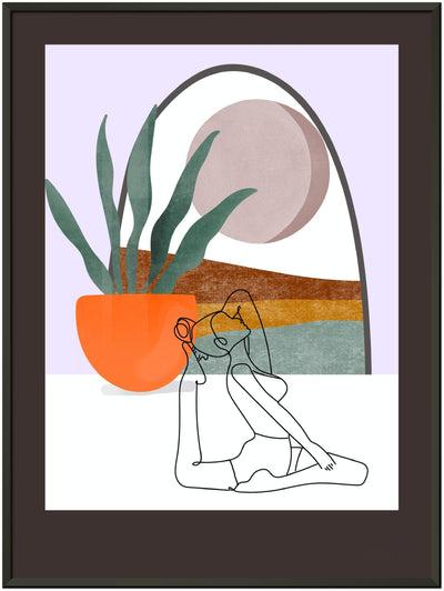 New Dawn Yogini #6 Metal Frame