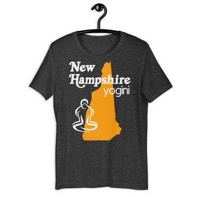 New Hampshire Map Yogini Dark Shirt