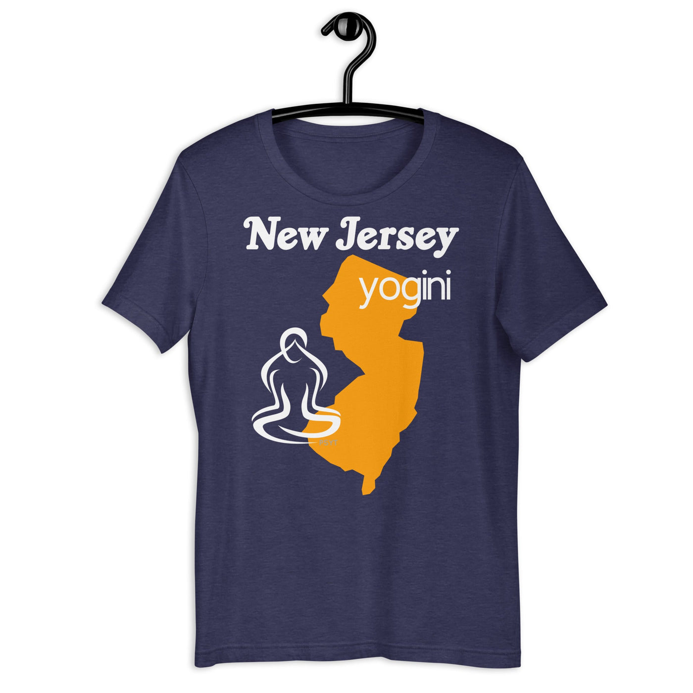 New Jersey Map Yogini Dark Shirt