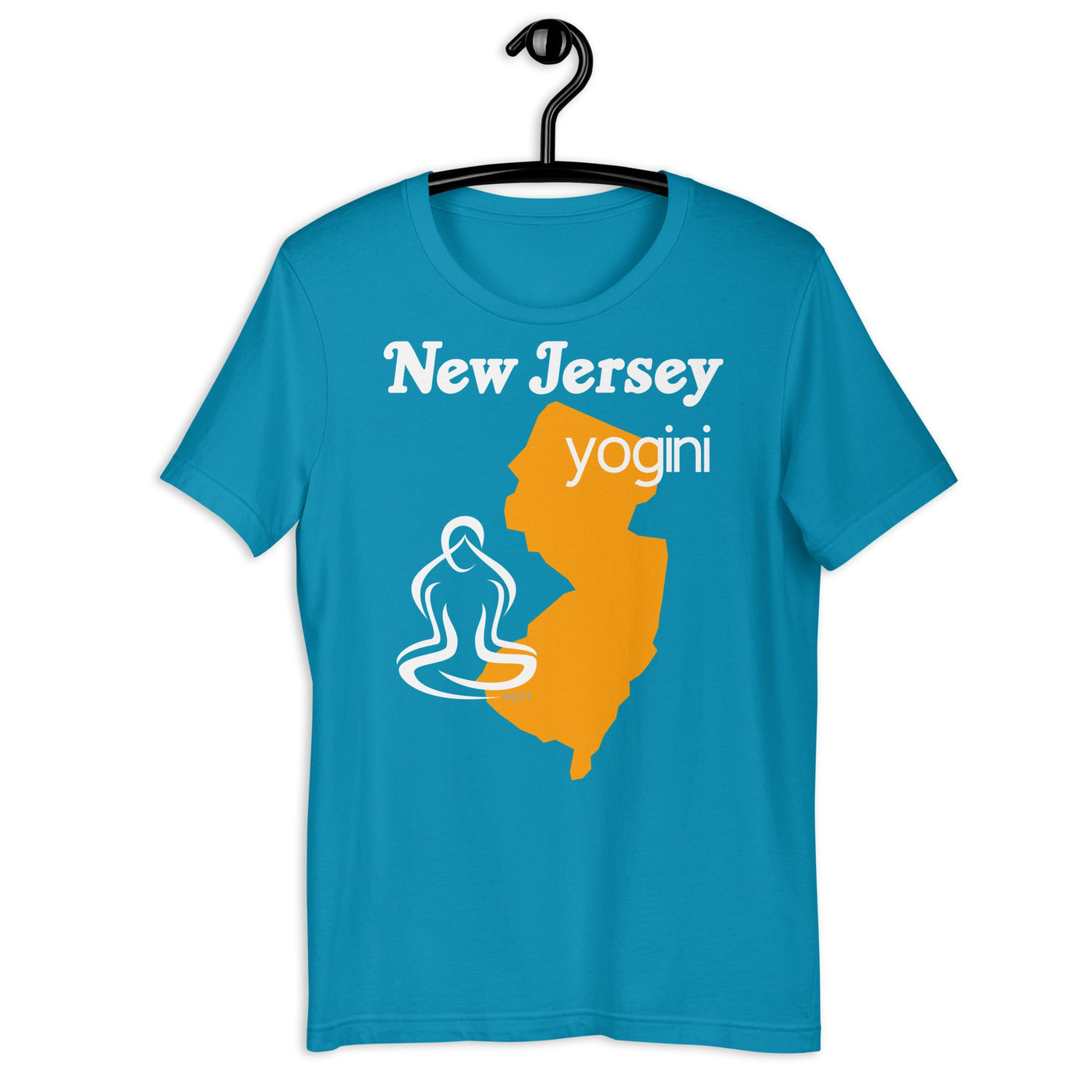 New Jersey Map Yogini Dark Shirt