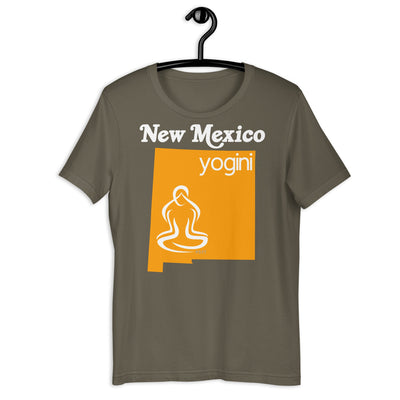 New Mexico Map Yogini Dark Shirt