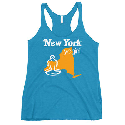 New York Map Yogini Dark Color Tank Top